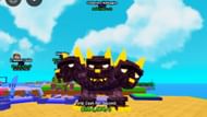 Cerberinno Hotdoggino is a strong boss in this game (Image via Roblox)
